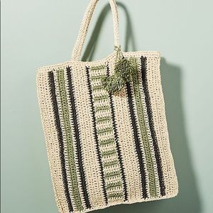 Anthropologie Straw Tote
